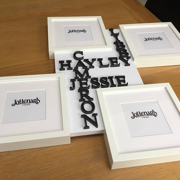 Personalised Four Name Frame